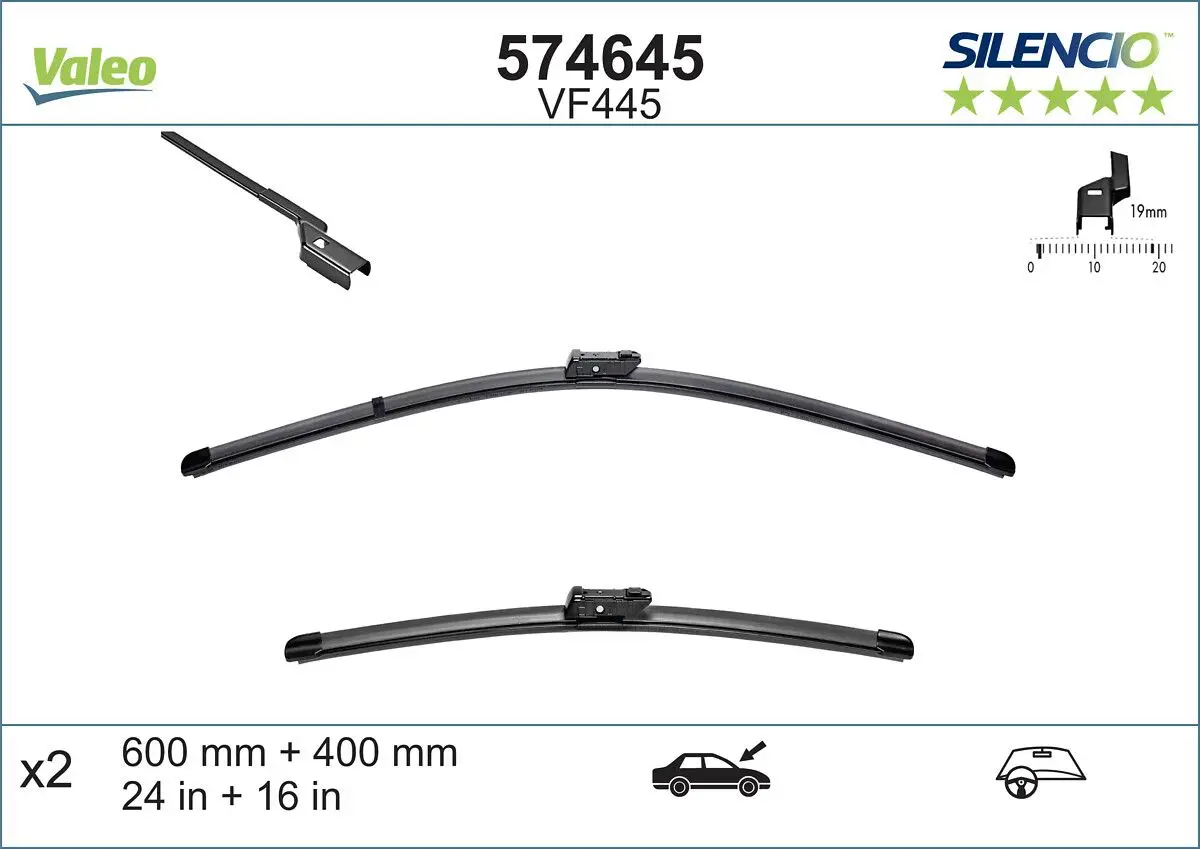 Balai d'essuie-glace VALEO 574645