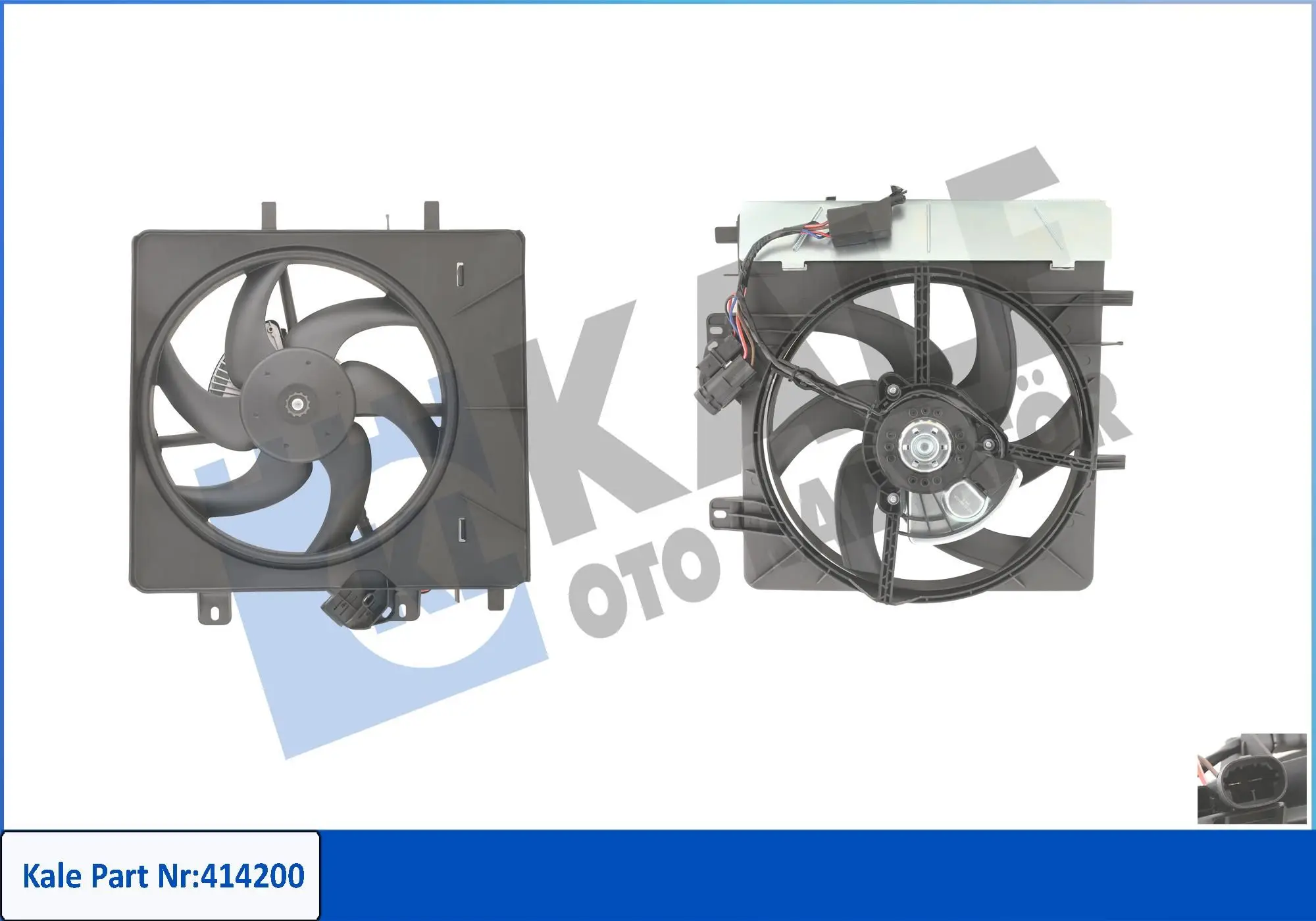 Ventilateur, refroidissement du moteur KALE OTO RADYATÖR 414200