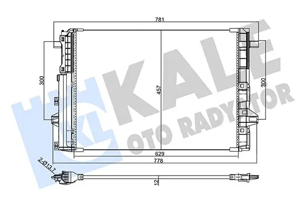Radiateur climatisation KALE OTO RADYATÖR 357725