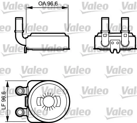 Radiateur d'huile VALEO 817705