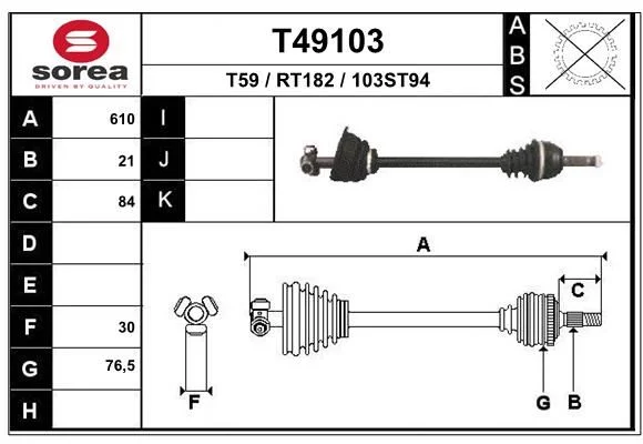Cardan EAI T49103