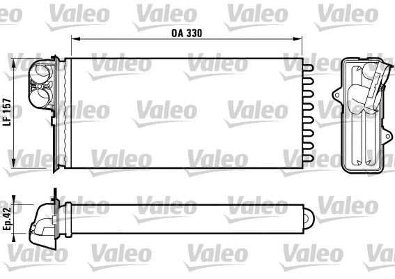 Radiateur chauffage VALEO 812170
