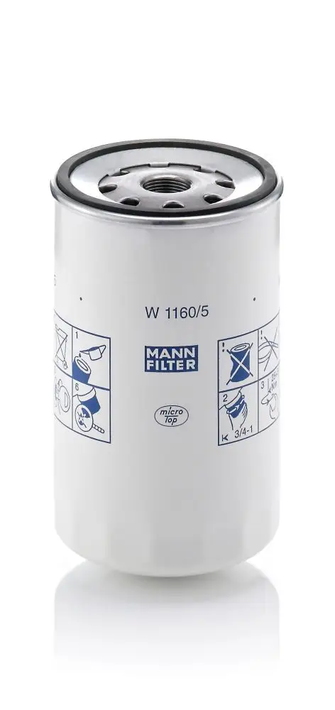 Filtre à huile MANN-FILTER W 1160/5
