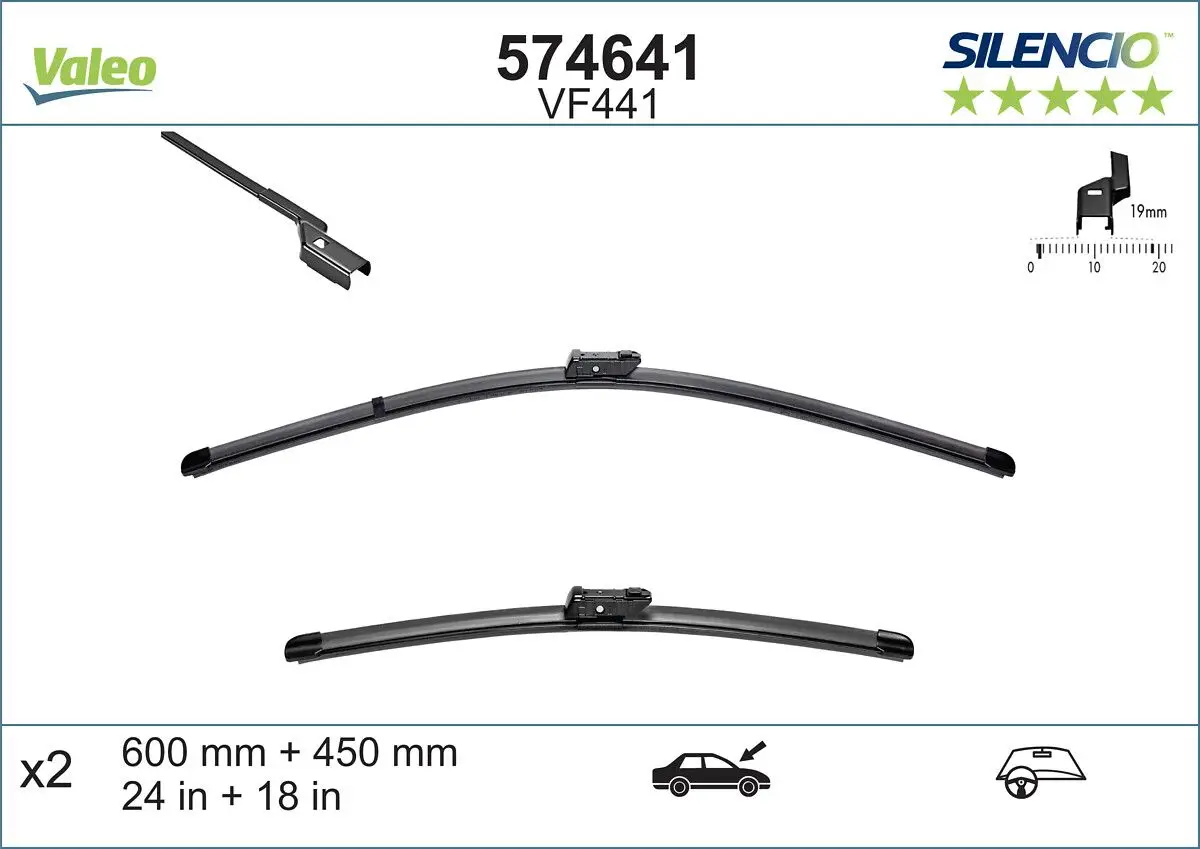 Balai d'essuie-glace VALEO 574641