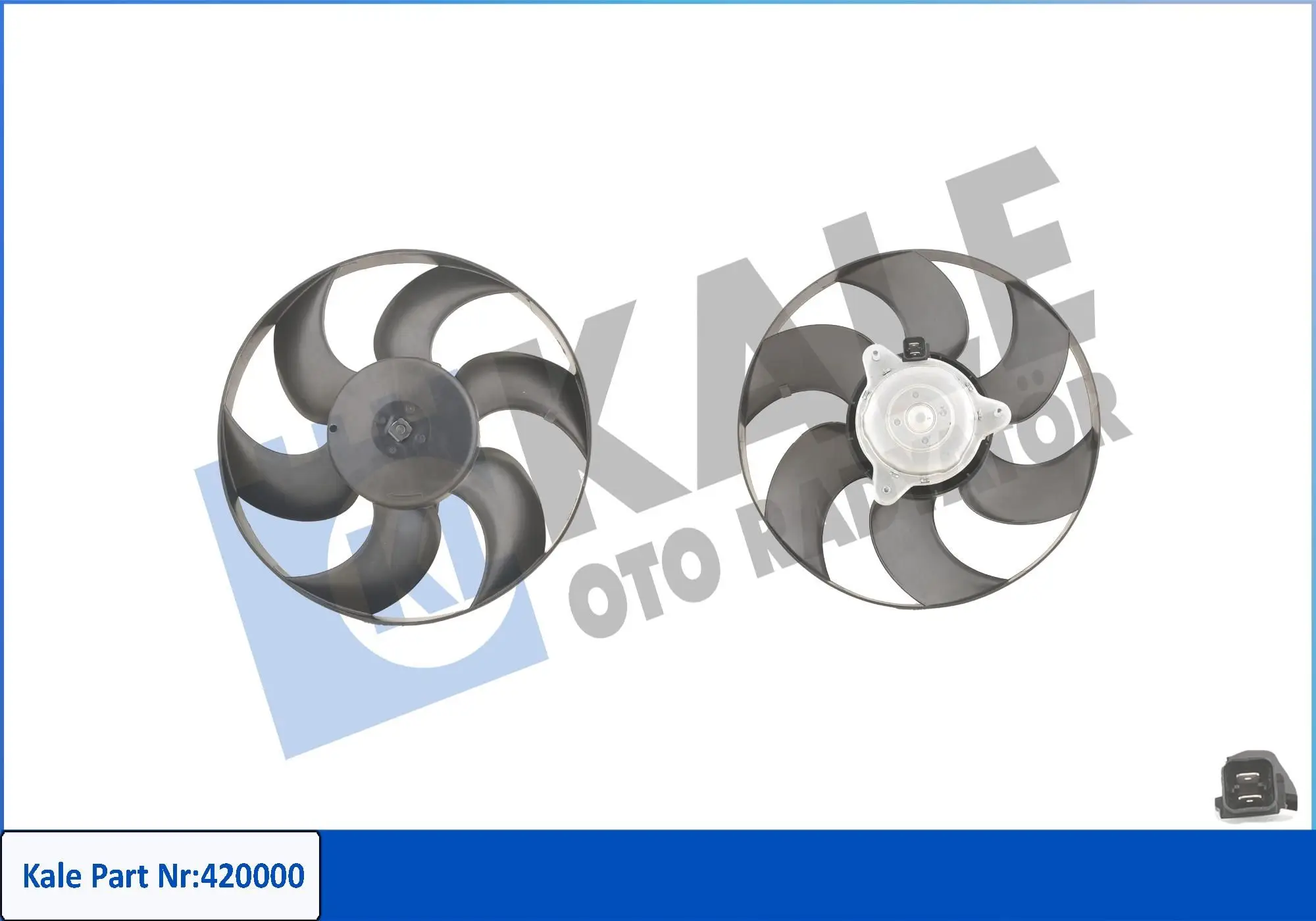 Ventilateur, refroidissement du moteur KALE OTO RADYATÖR 420000