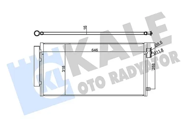 Radiateur climatisation KALE OTO RADYATÖR 347285