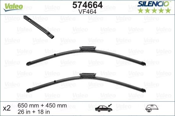 Balai d'essuie-glace VALEO 574664