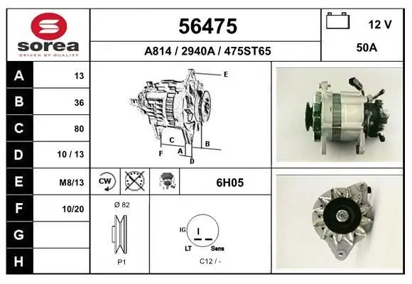 Alternateur EAI 56475