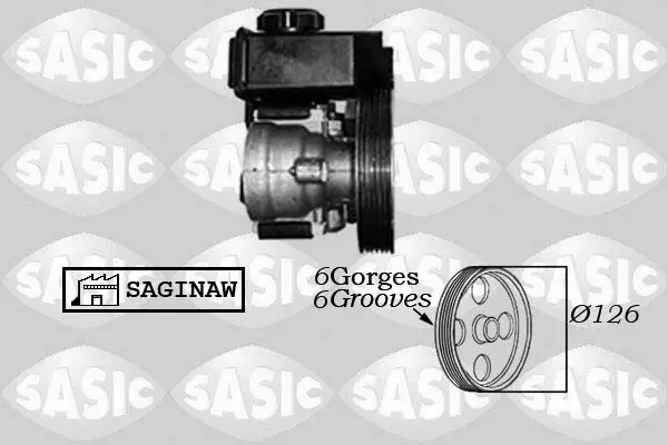 Pompe hydraulique, direction SASIC 7070009