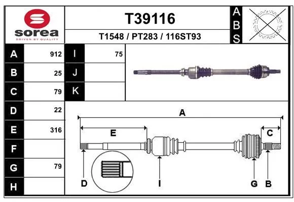 Cardan EAI T39116