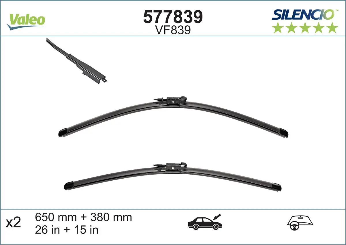 Balai d'essuie-glace VALEO 577839