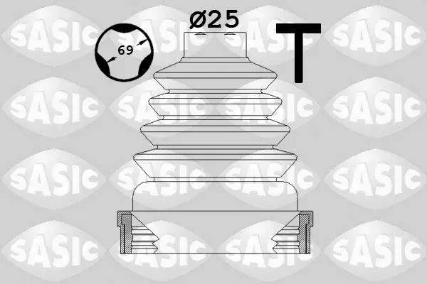Soufflet, arbre de commande SASIC 1904023