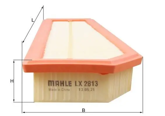 Filtre à air MAHLE ORIGINAL LX 2813