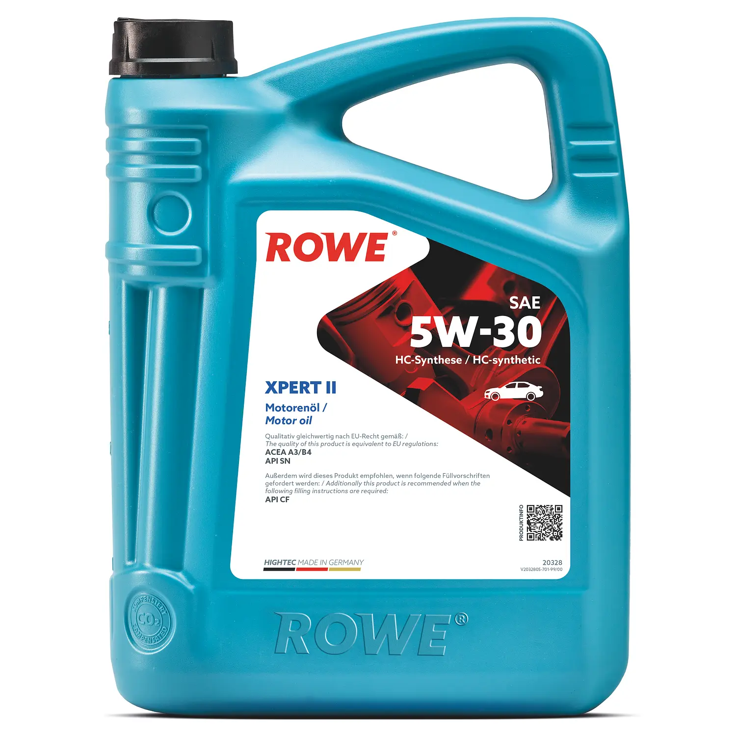 Huile moteur ROWE 5W30 XPERT II 4L