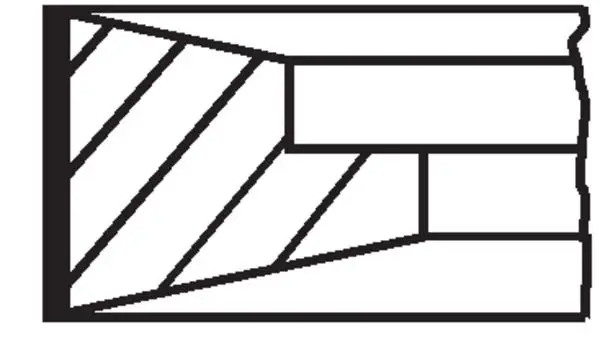 Jeu de segments de pistons MAHLE ORIGINAL 061 06 N0