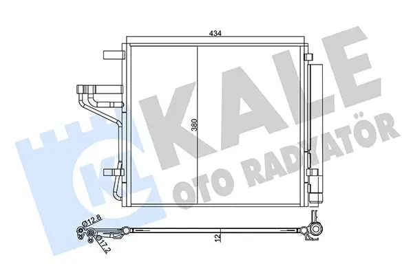 Radiateur climatisation KALE OTO RADYATÖR 358025