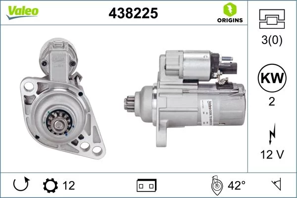 Démarreur VALEO 438225