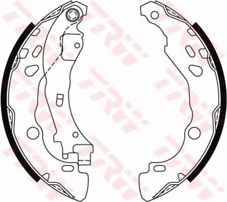 Jeu de mâchoires de frein TRW GS8474