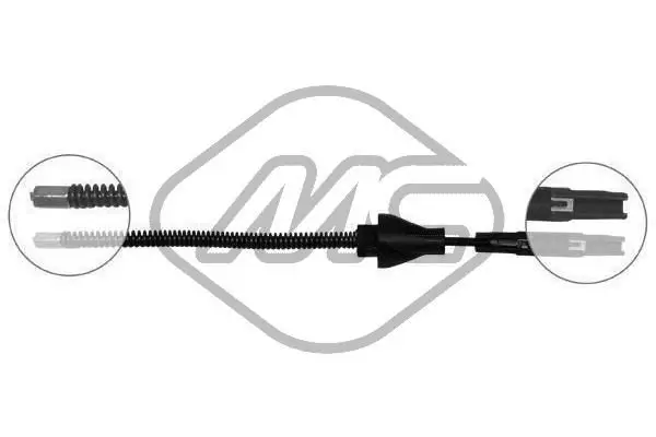 Cable frein à main Metalcaucho 81816
