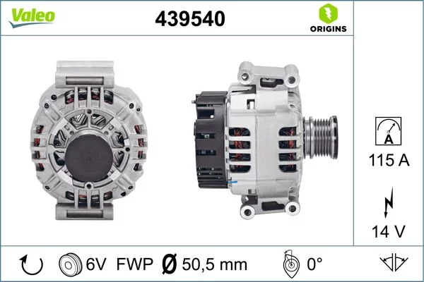 Alternateur VALEO 439540