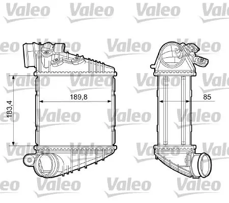 Intercooler, échangeur VALEO 817205