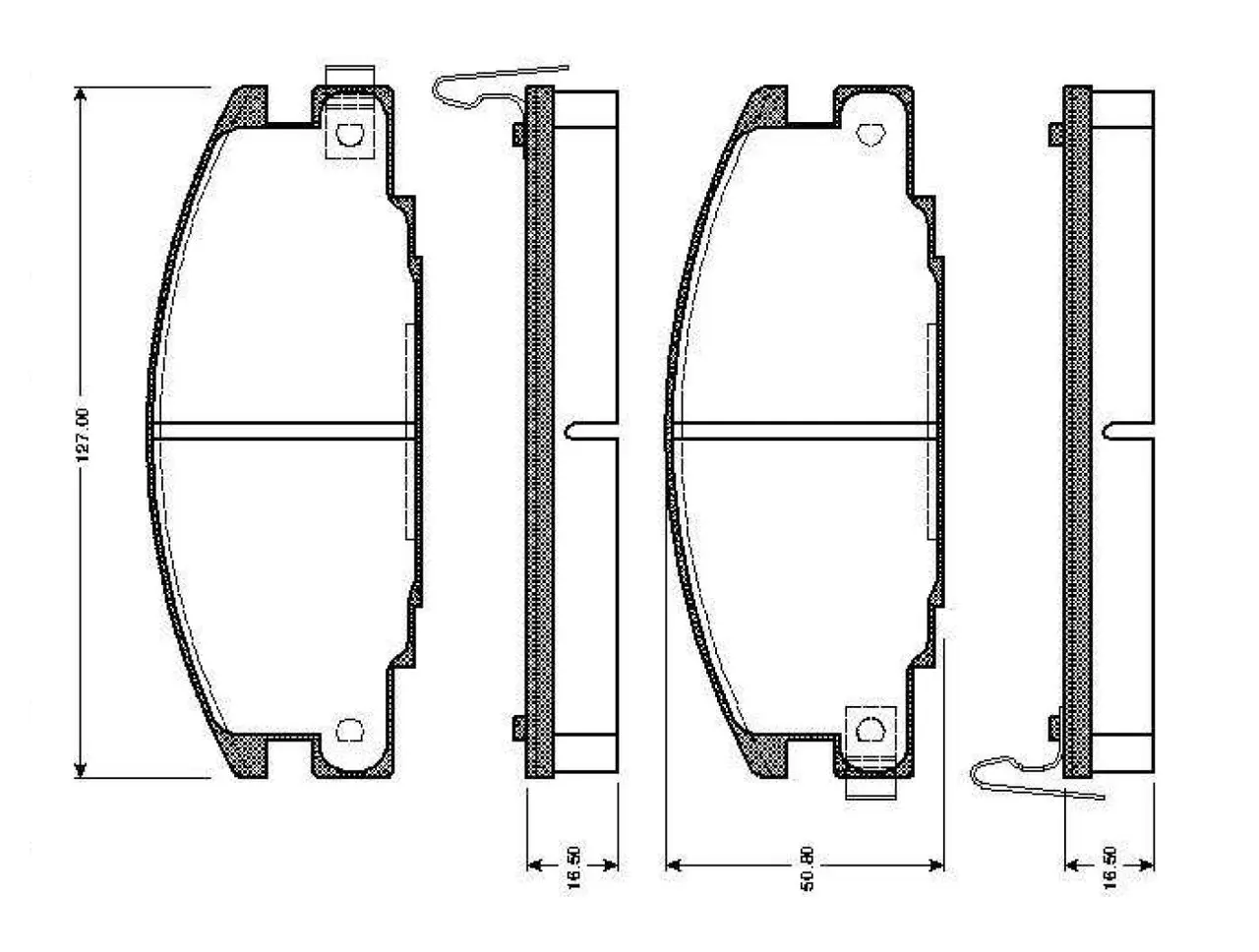 Kit de plaquettes de frein BOSCH 0 986 TB2 011