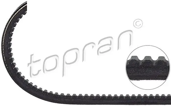 Courroie trapézoïdale TOPRAN 107 186