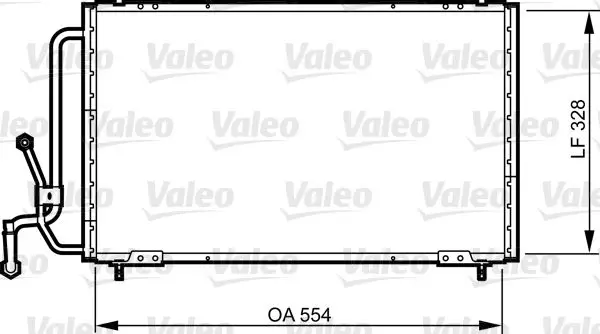Radiateur climatisation VALEO 816835