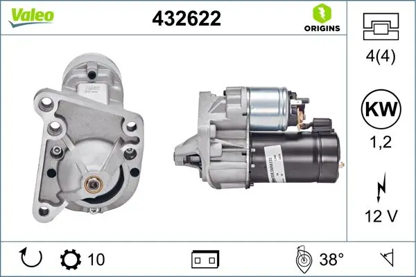 Démarreur VALEO 432622