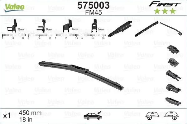 Balai d'essuie-glace VALEO 575003