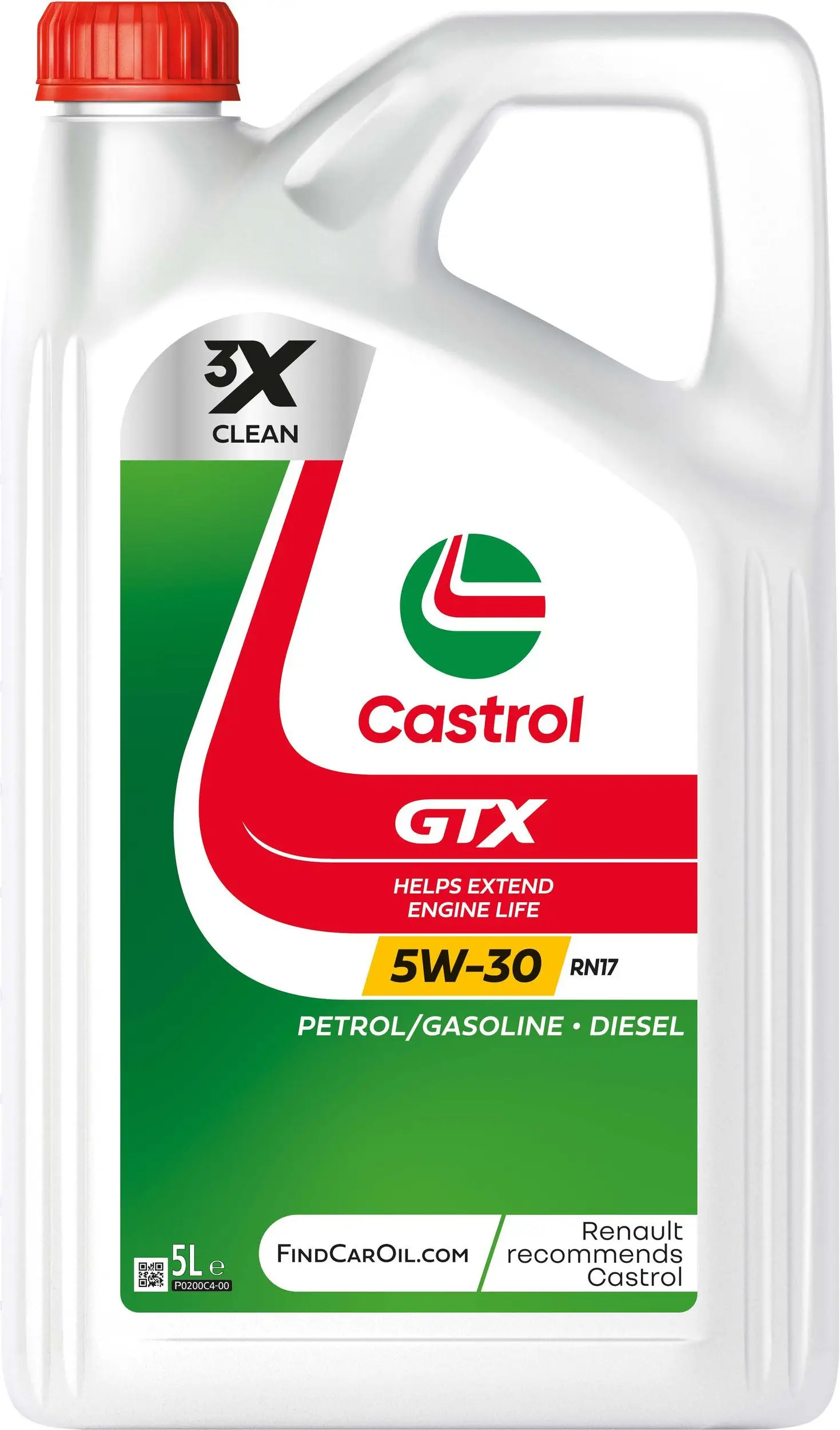 Huile moteur CASTROL 5W30 GTX RN17 5L