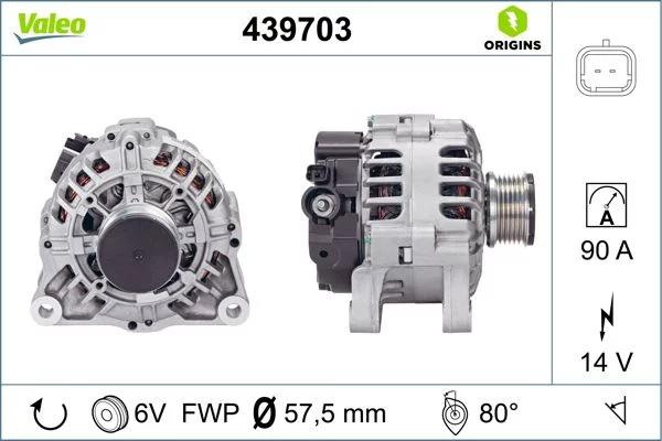 Alternateur VALEO 439703