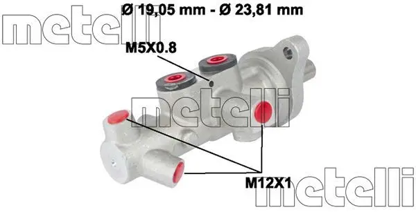Maître-cylindre de frein METELLI 05-0626