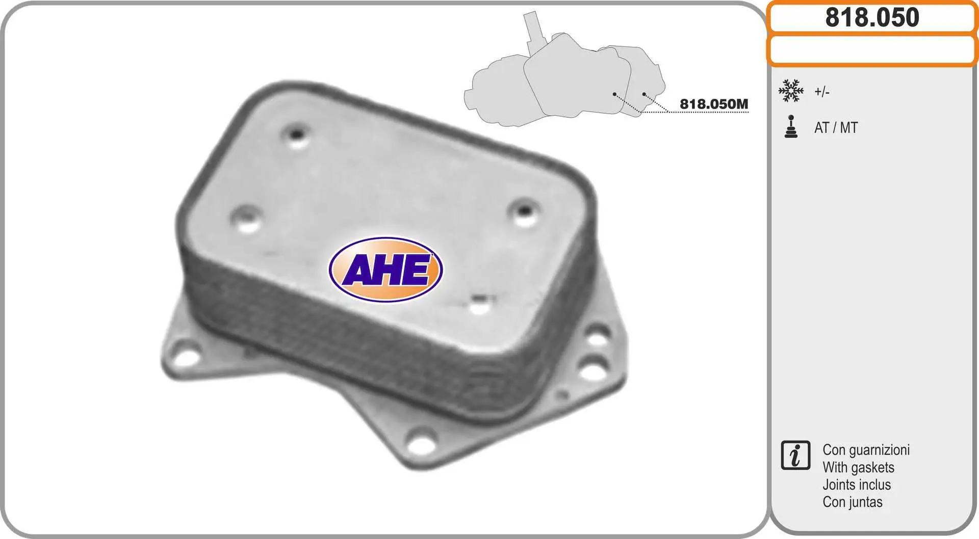 Radiateur d'huile AHE 818.050