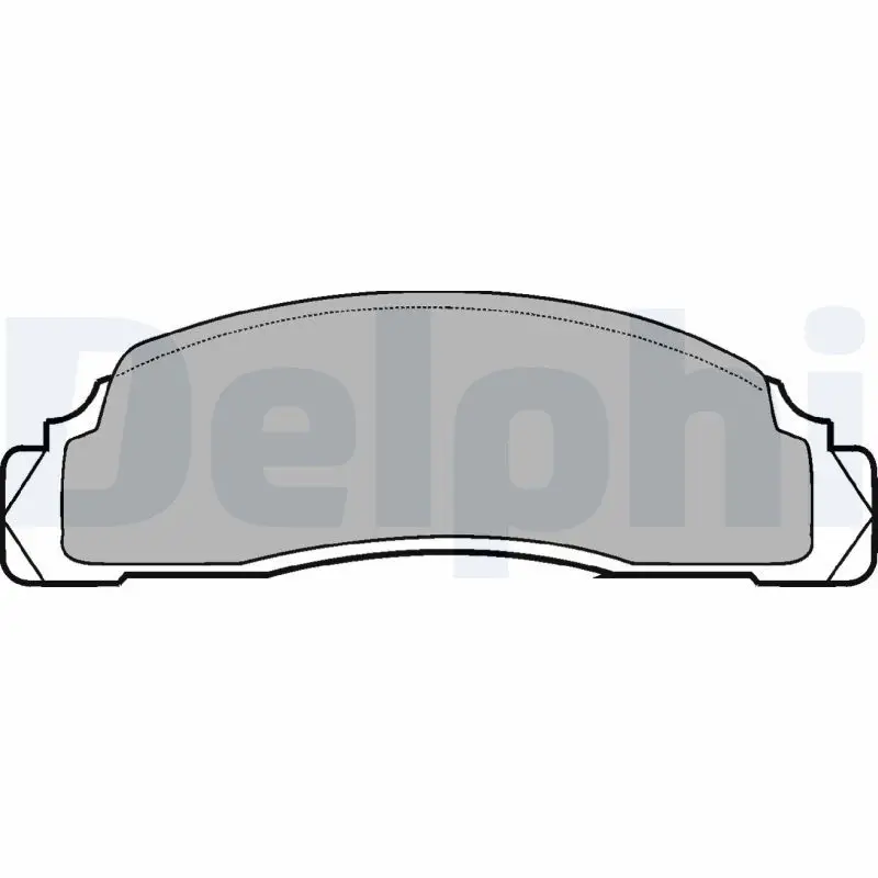 Kit de plaquettes de frein DELPHI LP110