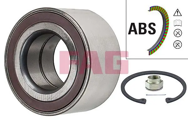 Kit de roulements de roue FAG 713 6449 70