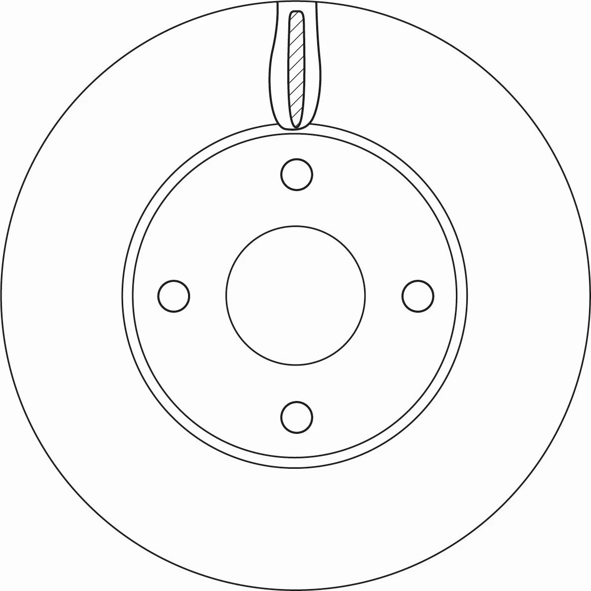 Disque de frein TRW DF6593