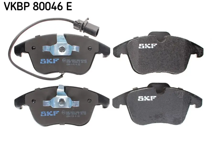 Kit de plaquettes de frein SKF VKBP 80046 E