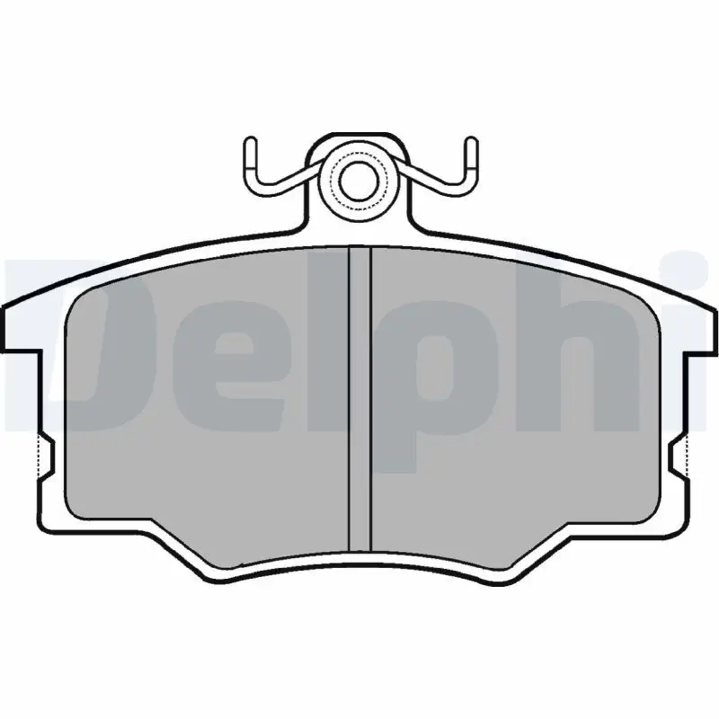 Kit de plaquettes de frein DELPHI LP179