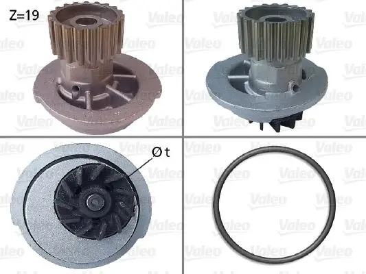 Pompe à eau VALEO 506649
