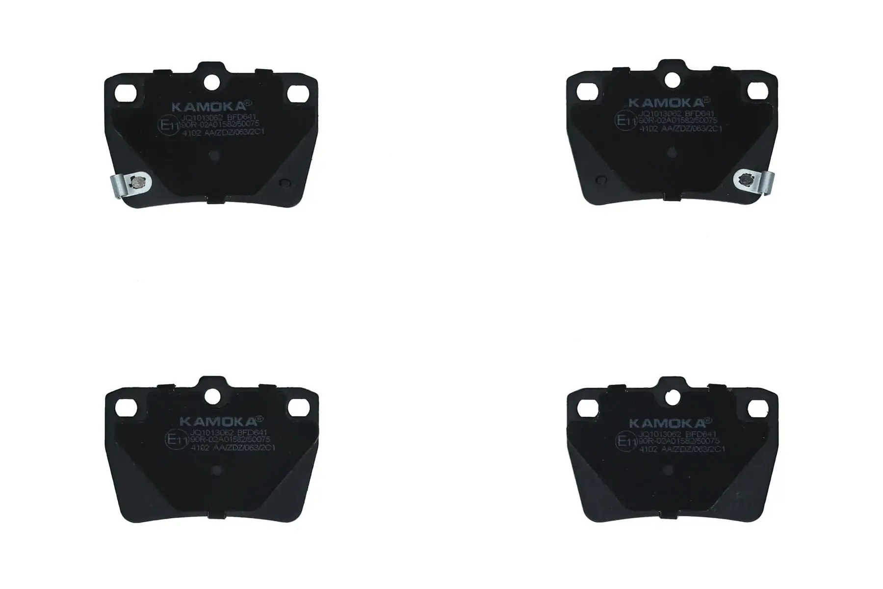Kit de plaquettes de frein KAMOKA JQ1013062