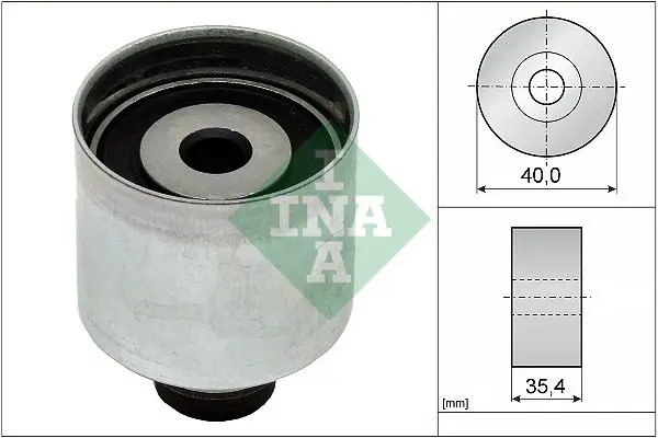 Poulie renvoi/transmission, courroie de distribution INA 532 0349 10