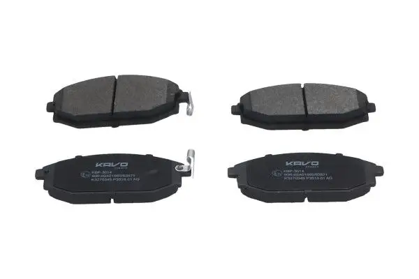 Kit de plaquettes de frein KAVO PARTS KBP-3014