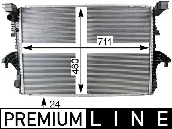 Radiateur, refroidissement du moteur MAHLE ORIGINAL CR 805 000P
