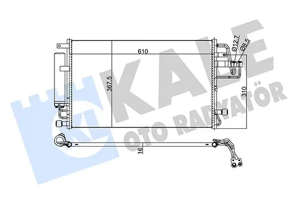 Radiateur climatisation KALE OTO RADYATÖR 379900