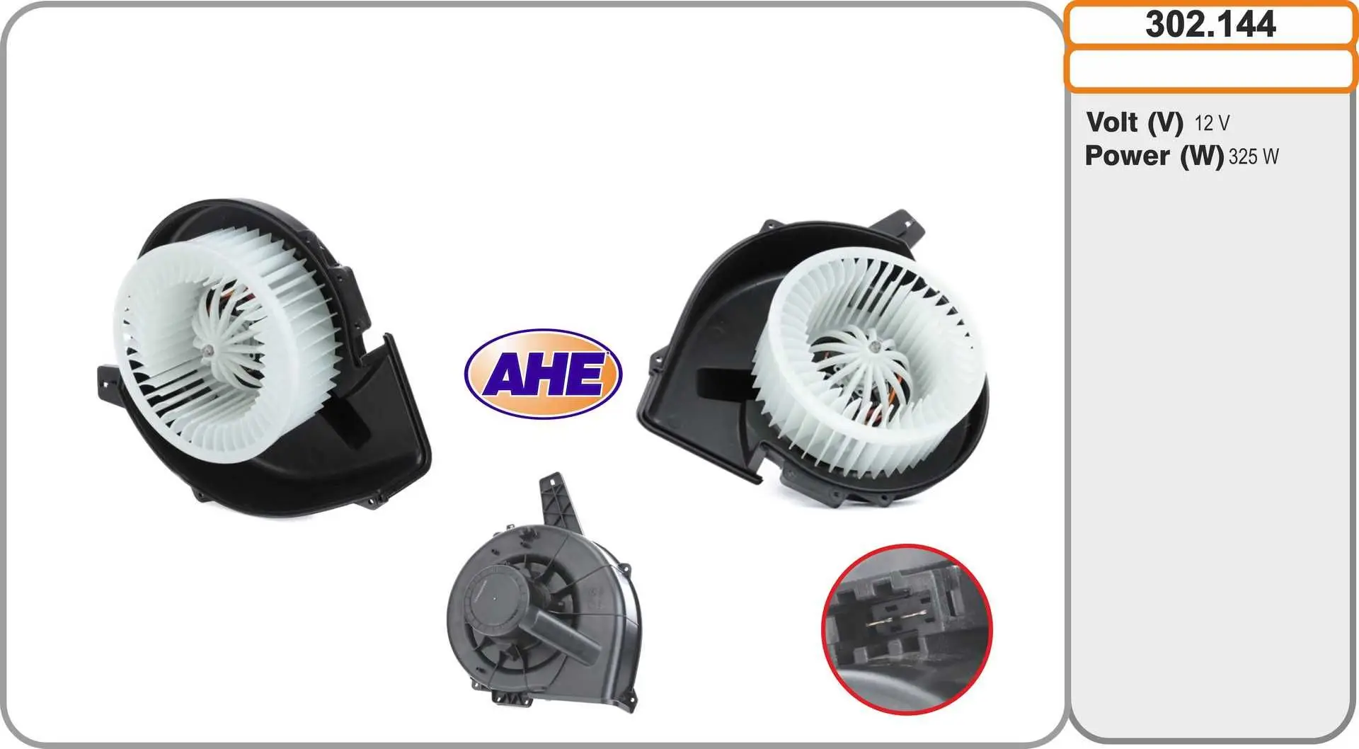 Pulseur d'air habitacle AHE 302.144