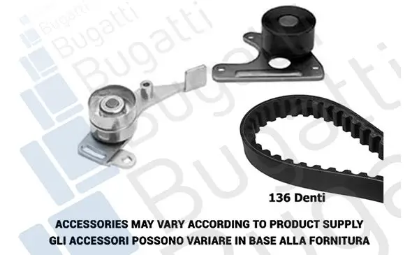 Kit de courroie crantée BUGATTI BKCD0116