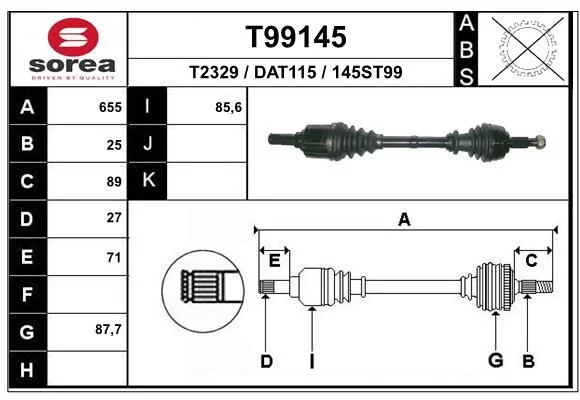 Cardan EAI T99145