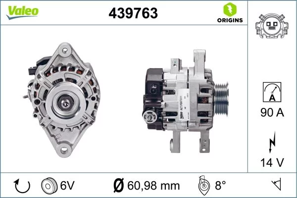 Alternateur VALEO 439763