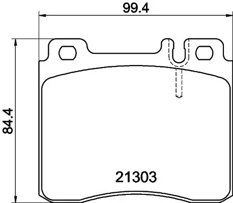 Kit de plaquettes de frein HELLA 8DB 355 007-551